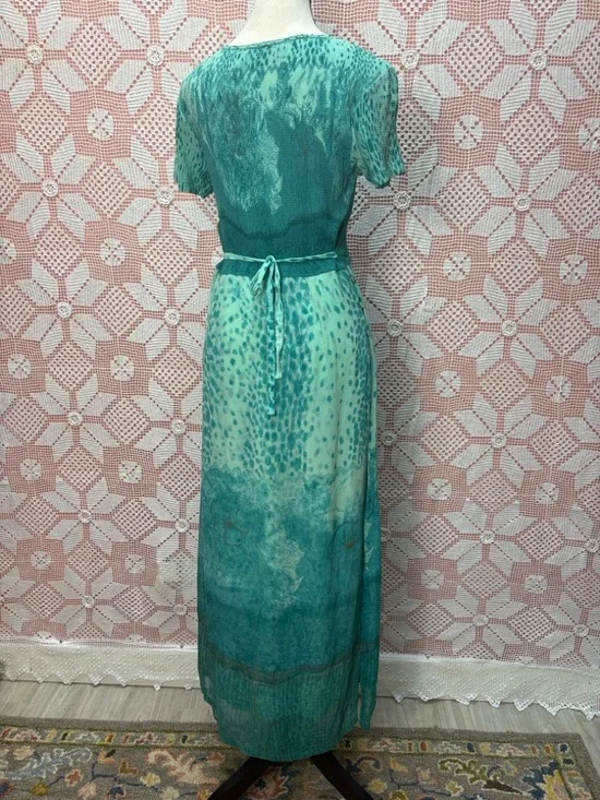 René Derhy Collection Dress | Beaded Neck | Size M - Picture 5 of 13